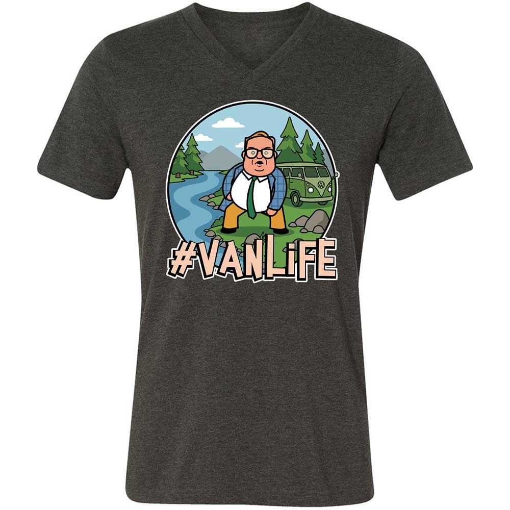 Vanlife living in a van down by the river - Dark Grey Heather - 9