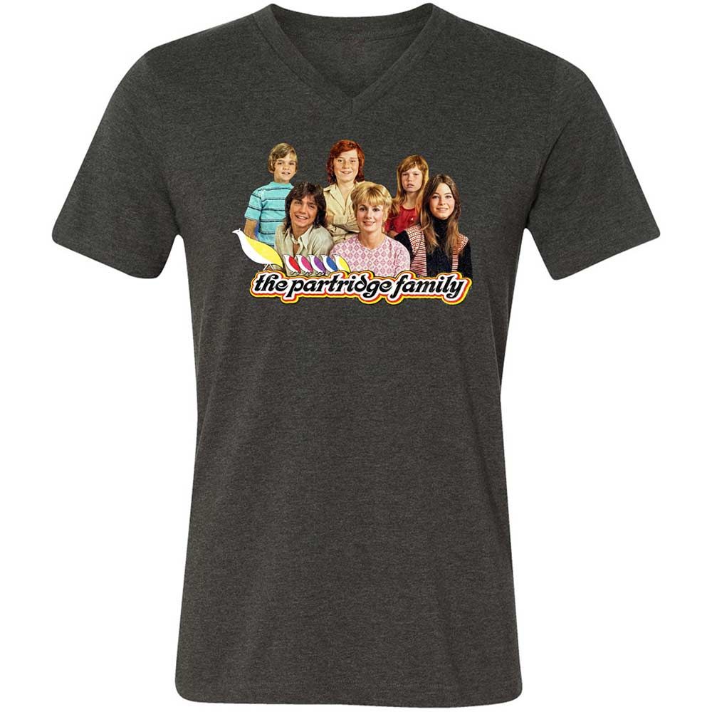 Unisex V-Neck T-Shirt - DT9ME8YH - Dark Grey Heather - 9
