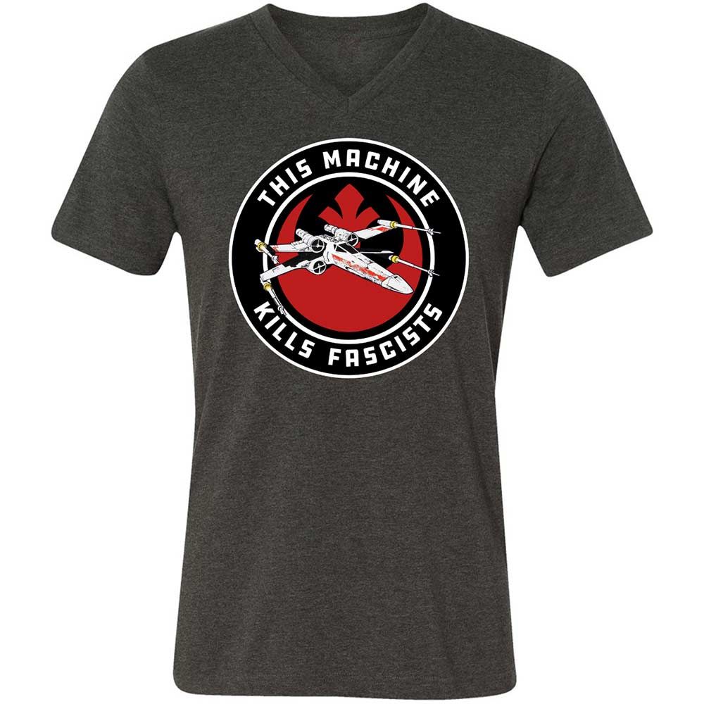 This Machine Kills Fascists - Dark Grey Heather - 9