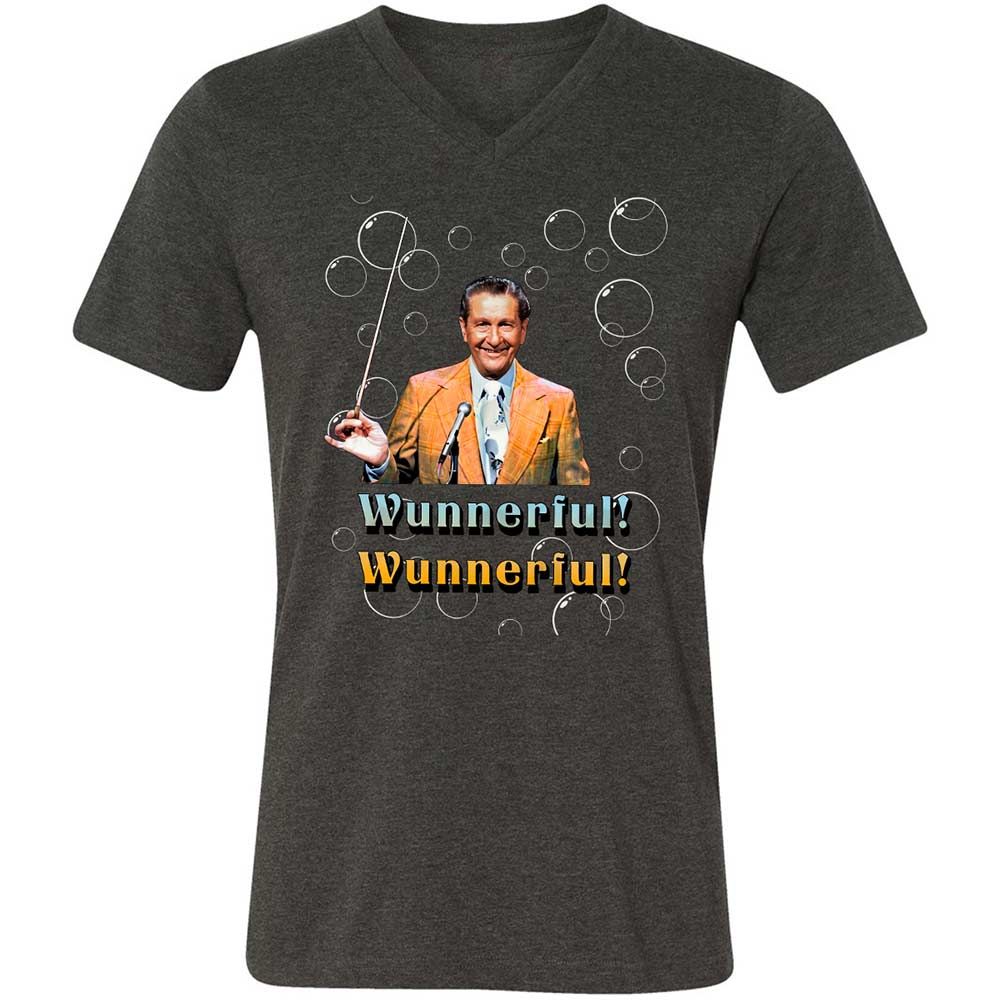 Unisex V-Neck T-Shirt - NH8RQ3TR - Dark Grey Heather - 9