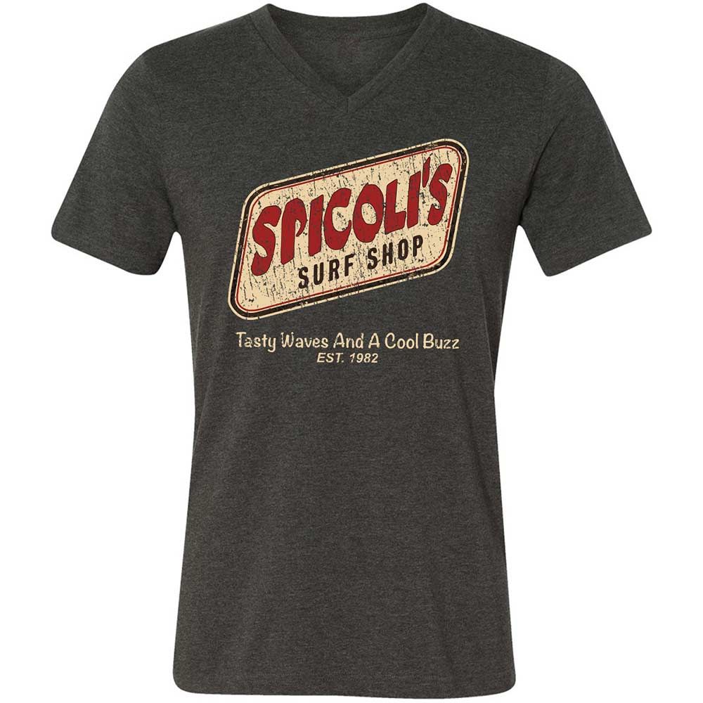 Unisex V-Neck T-Shirt - 3HHXPVXE - Dark Grey Heather - 9