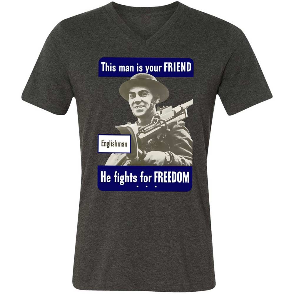 This man is your Friend - Dark Grey Heather - 9