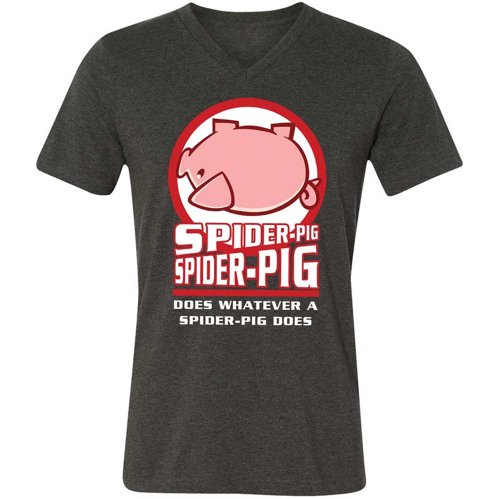 Spider-Pig, Spider-Pig - Dark Grey Heather - 9