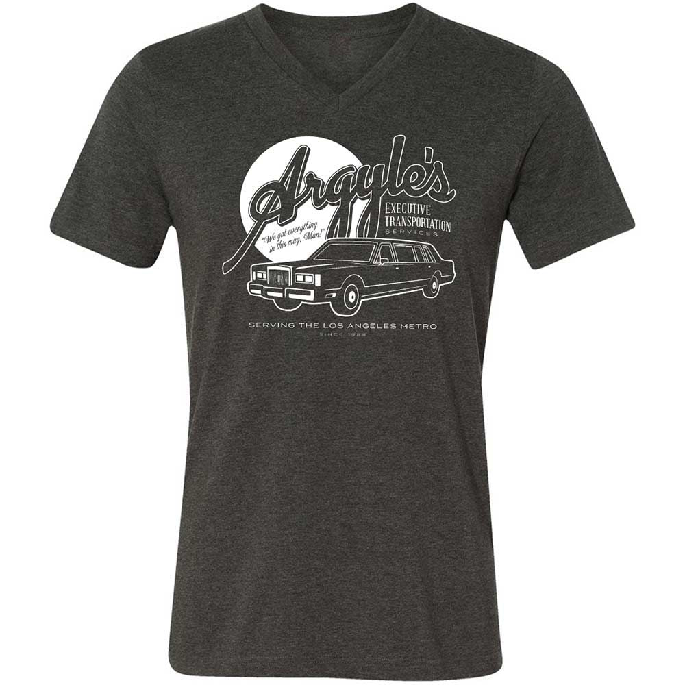 Unisex V-Neck T-Shirt - X8EWZHY6 - Dark Grey Heather - 9