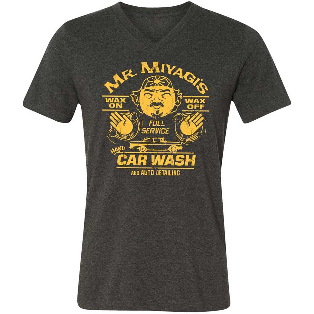 Unisex V-Neck T-Shirt - SJRBML2E - Dark Grey Heather - 9