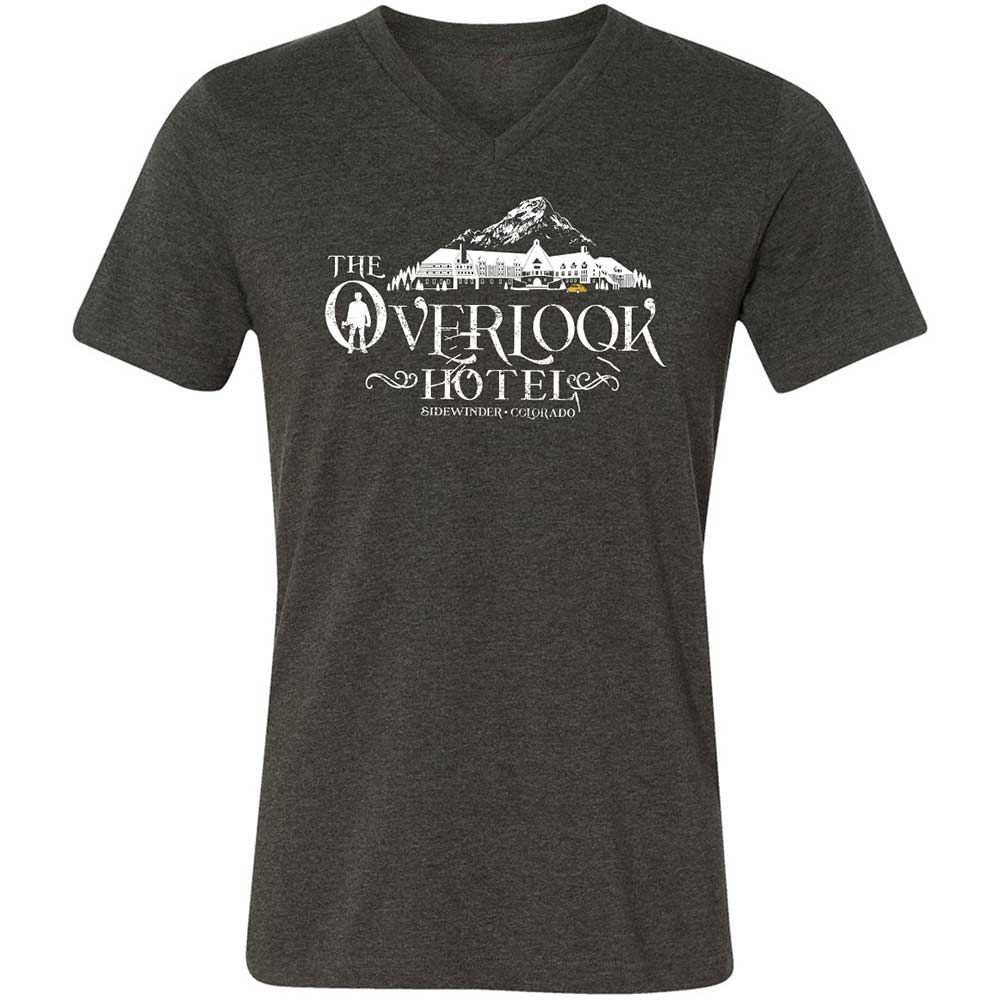 Unisex V-Neck T-Shirt - CRG8HJFV - Dark Grey Heather - 9