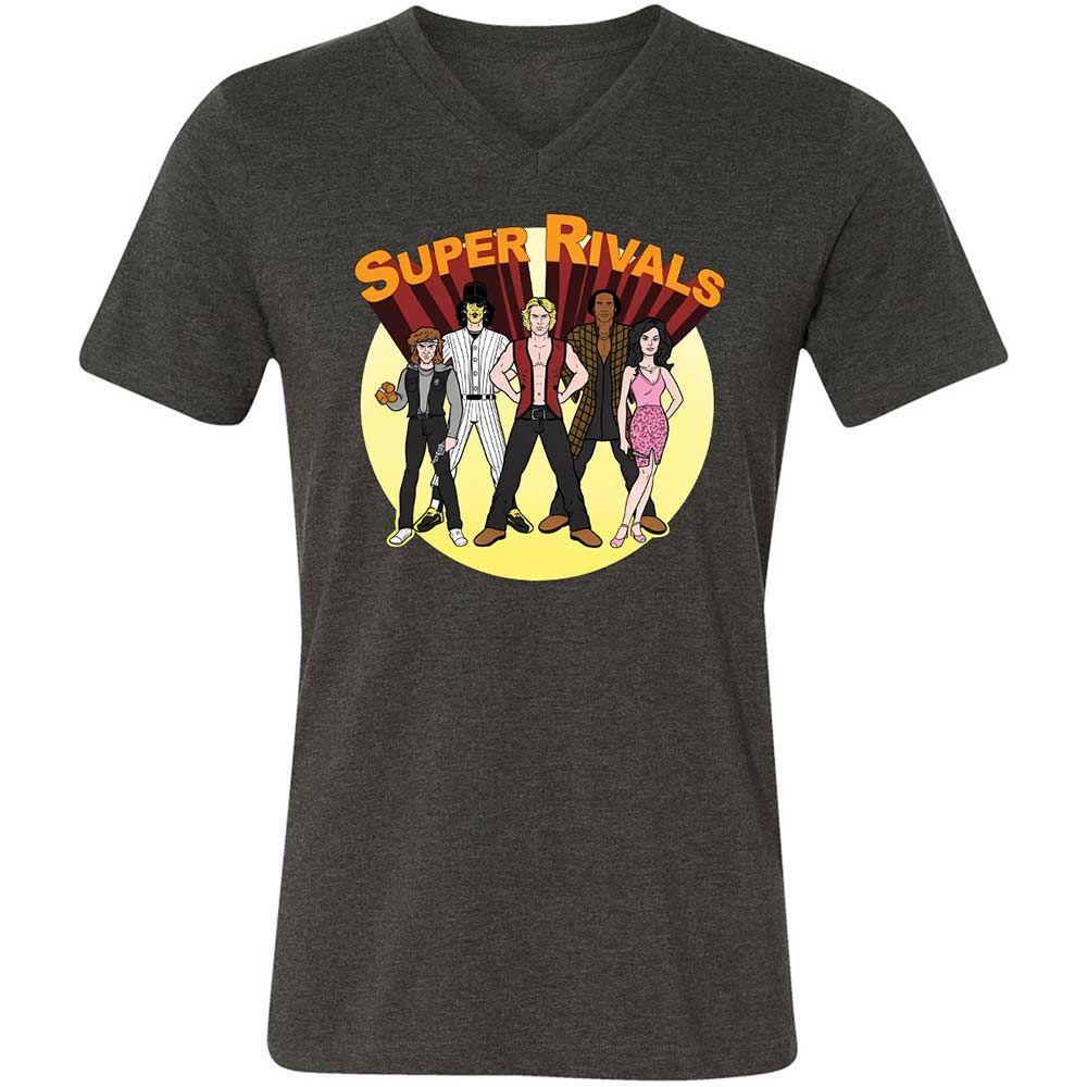 Unisex V-Neck T-Shirt - 1EA6MGTG - Dark Grey Heather - 9