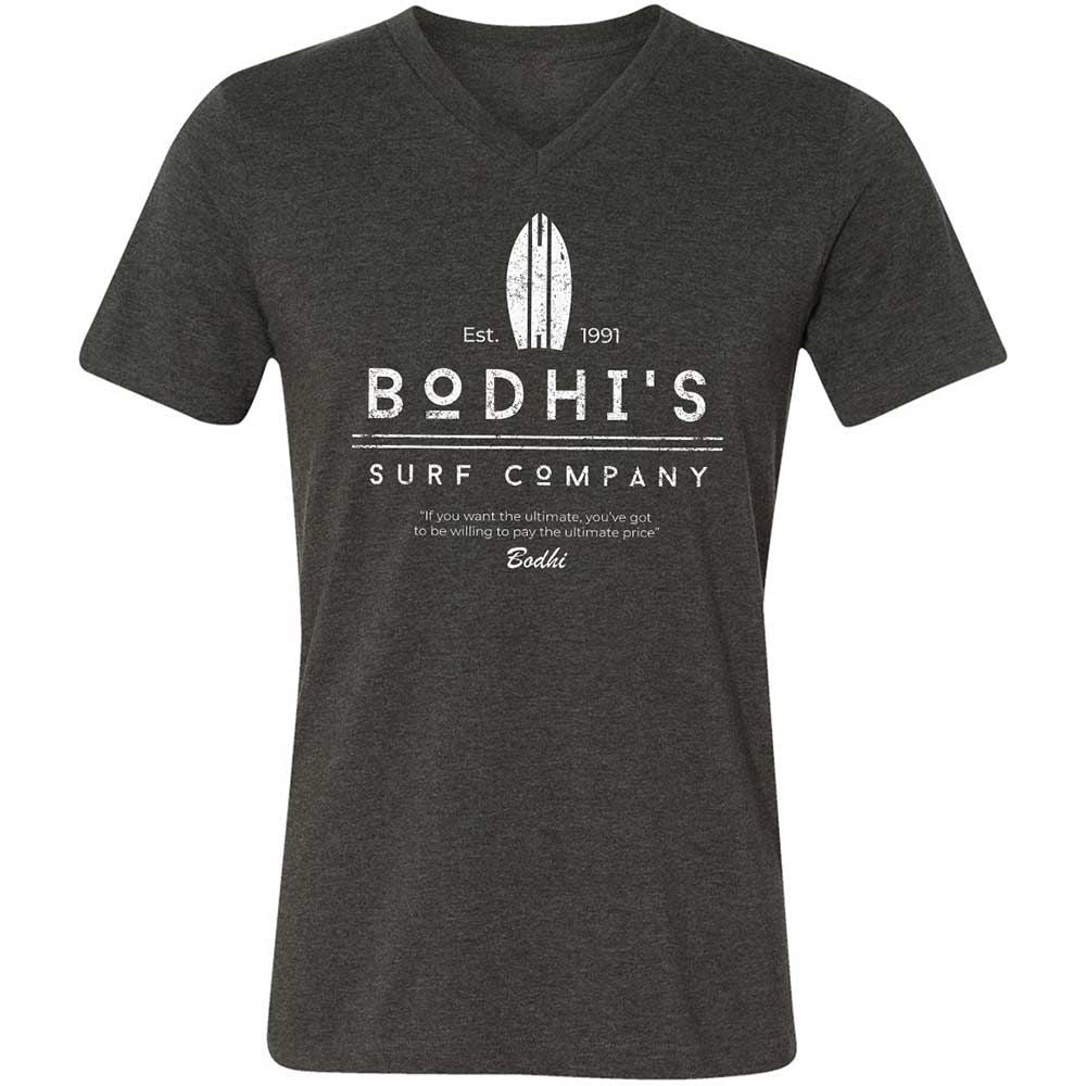 Unisex V-Neck T-Shirt - WQGQXWLG - Dark Grey Heather - 9