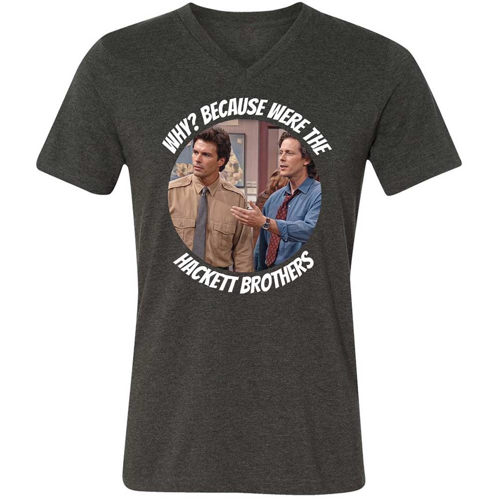 Unisex V-Neck T-Shirt - 1LP18TTS - Dark Grey Heather - 9