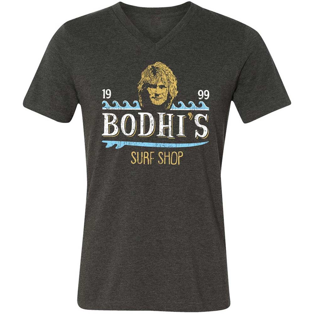 Unisex V-Neck T-Shirt - 1MEY3HEL - Dark Grey Heather - 9
