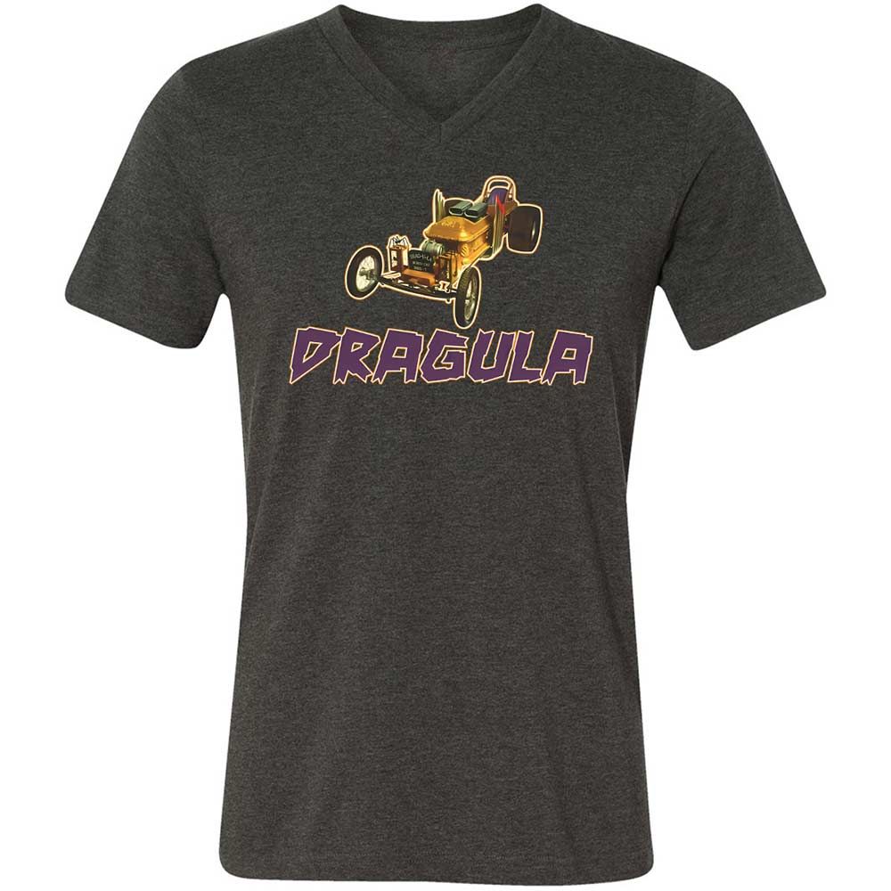 Unisex V-Neck T-Shirt - TTENFMZG - Dark Grey Heather - 9