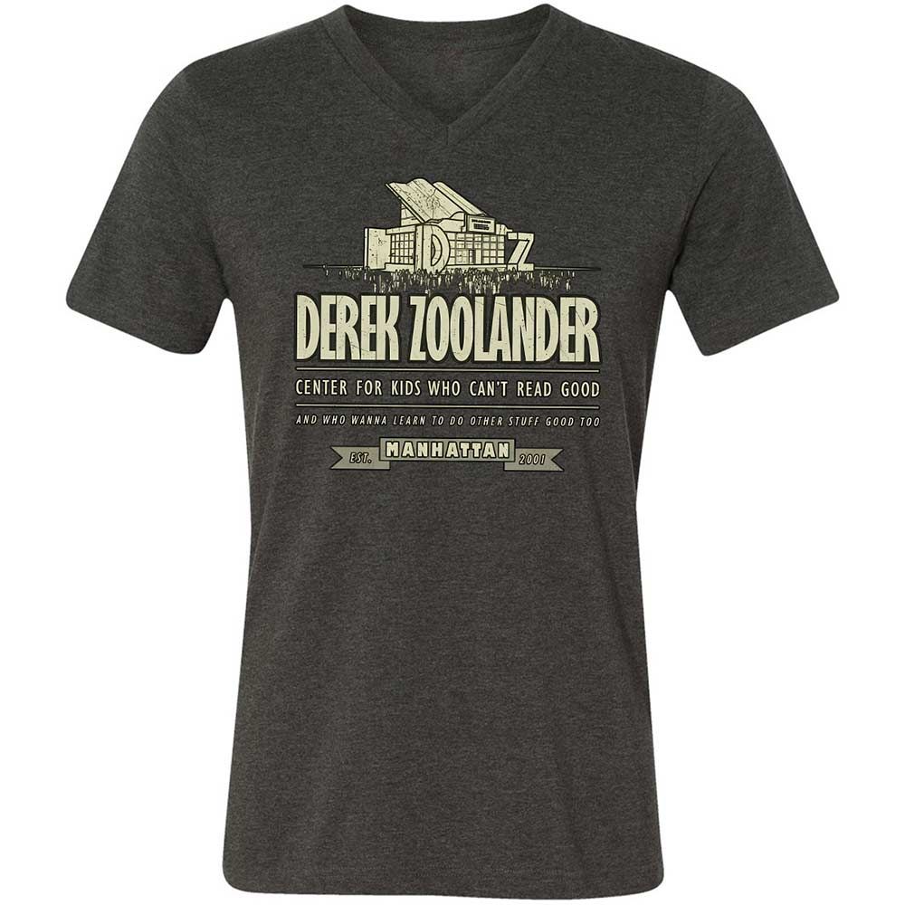 Unisex V-Neck T-Shirt - 453YTGM2 - Dark Grey Heather - 9