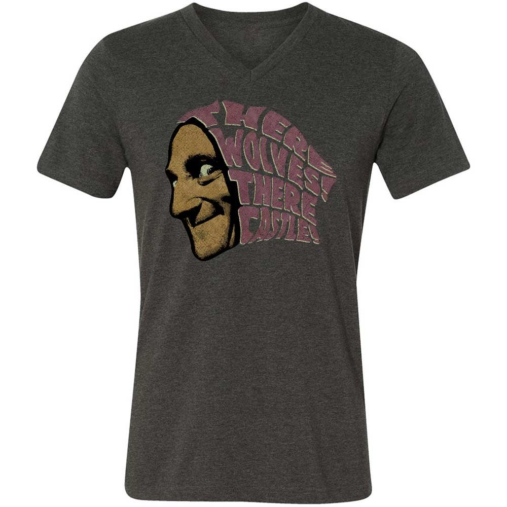 Unisex V-Neck T-Shirt - 8KGJX2QM - Dark Grey Heather - 9
