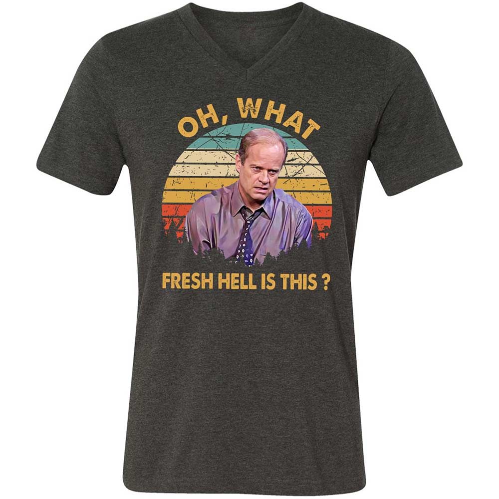 Oh What Fresh Hell Is This - Dark Grey Heather - 9