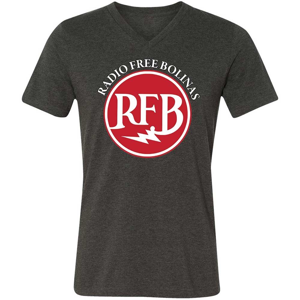 Unisex V-Neck T-Shirt - U986ARA4 - Dark Grey Heather - 9