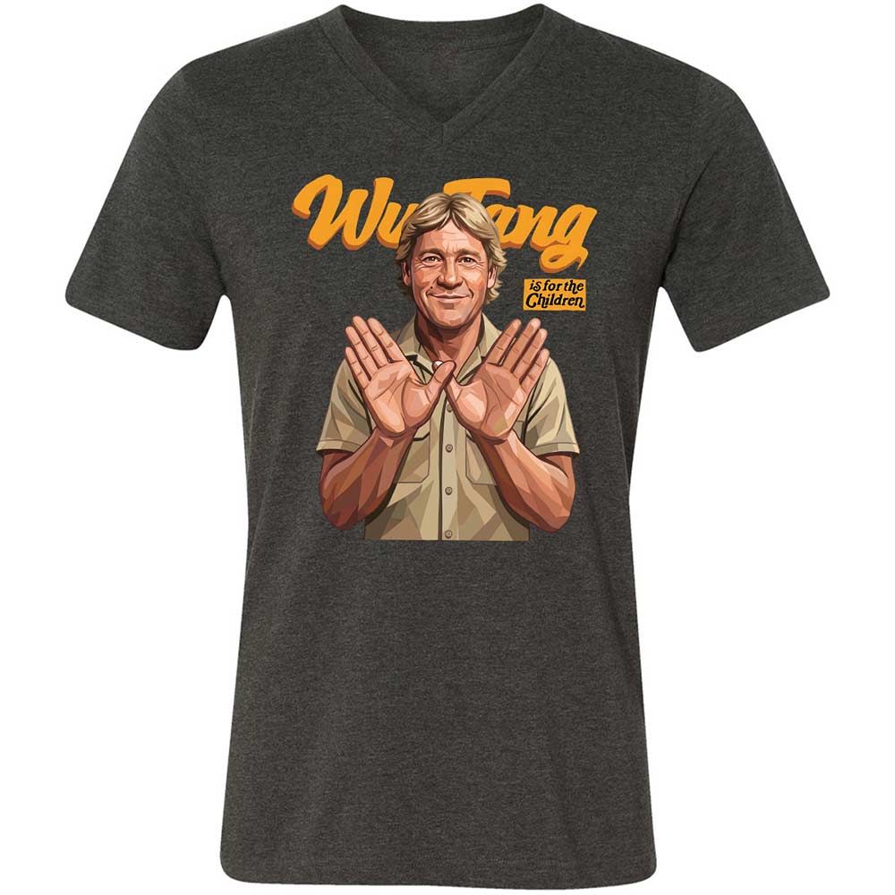 Steve Irwin or the Children - Dark Grey Heather - 9