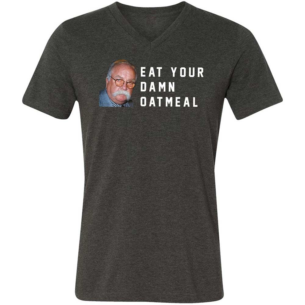 Eat Your Damn Oatmeal - Dark Grey Heather - 9