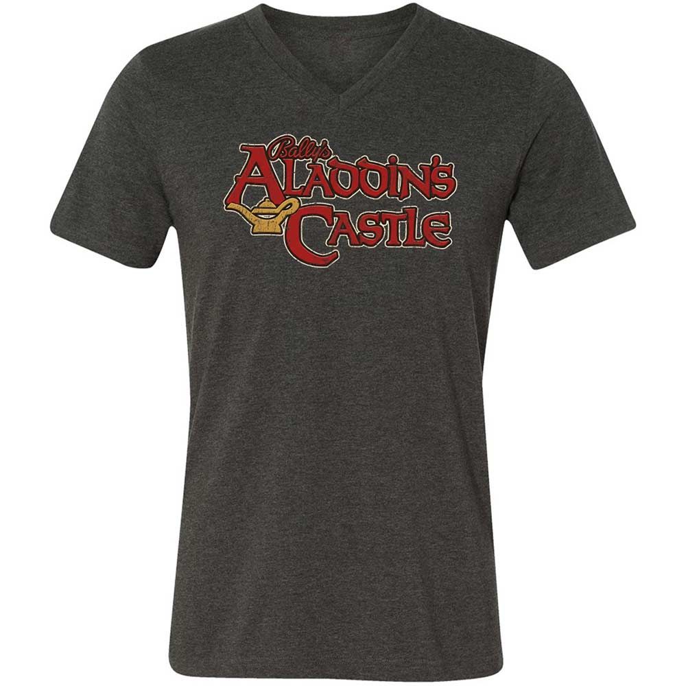 Unisex V-Neck T-Shirt - CSGHZG2A - Dark Grey Heather - 9