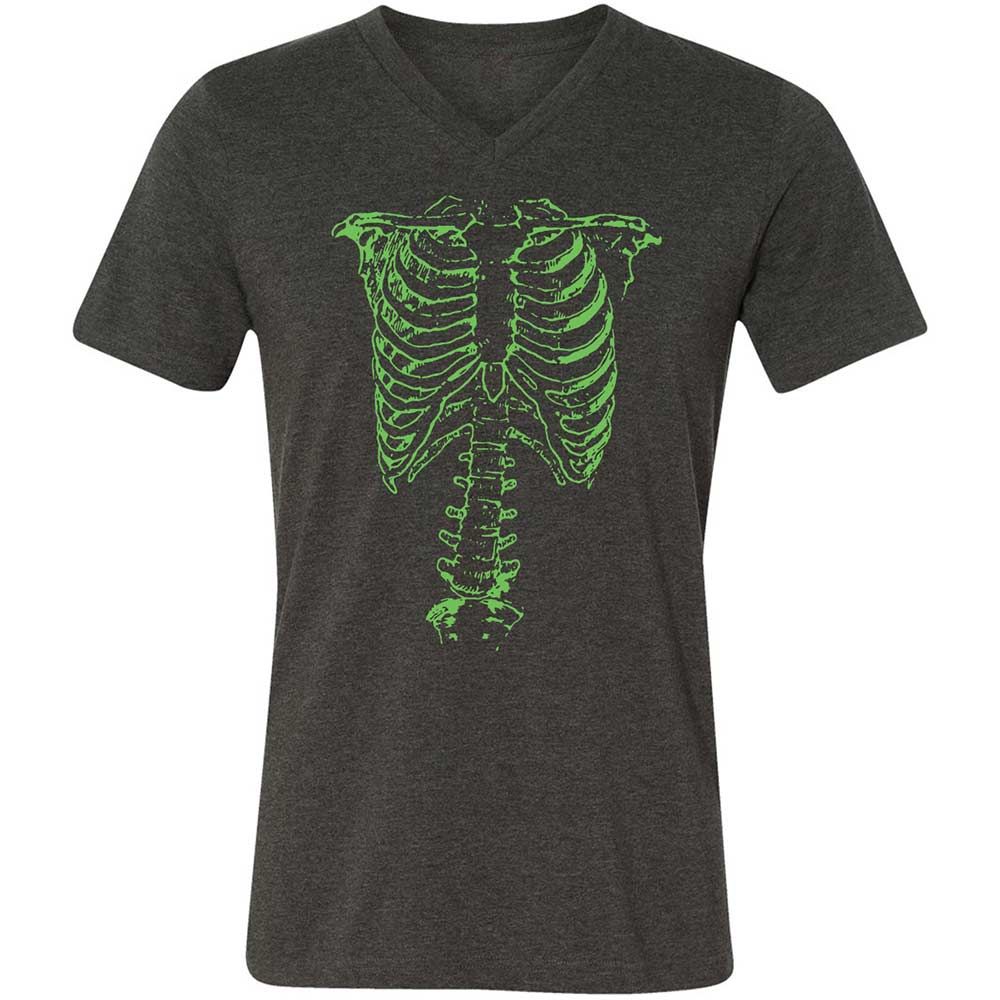 This Is Green Ribcage - Dark Grey Heather - 9