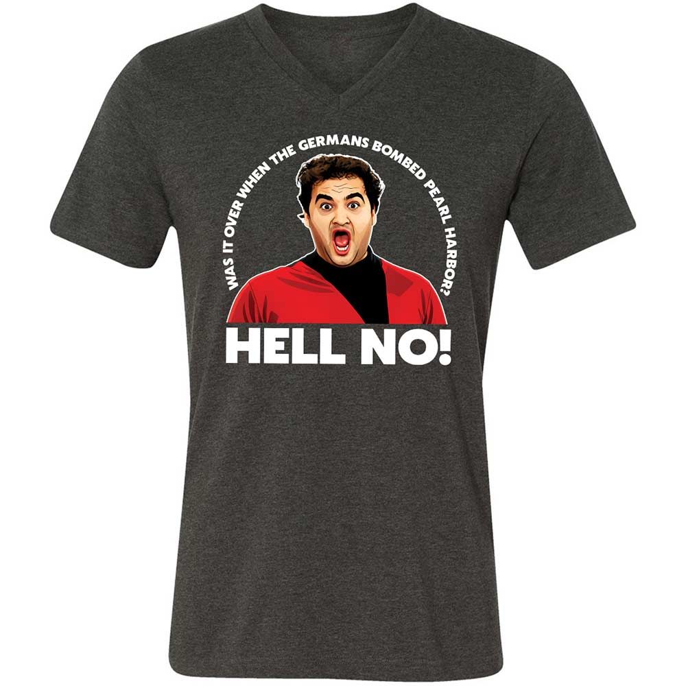 Unisex V-Neck T-Shirt - 76HWAPHS - Dark Grey Heather - 9