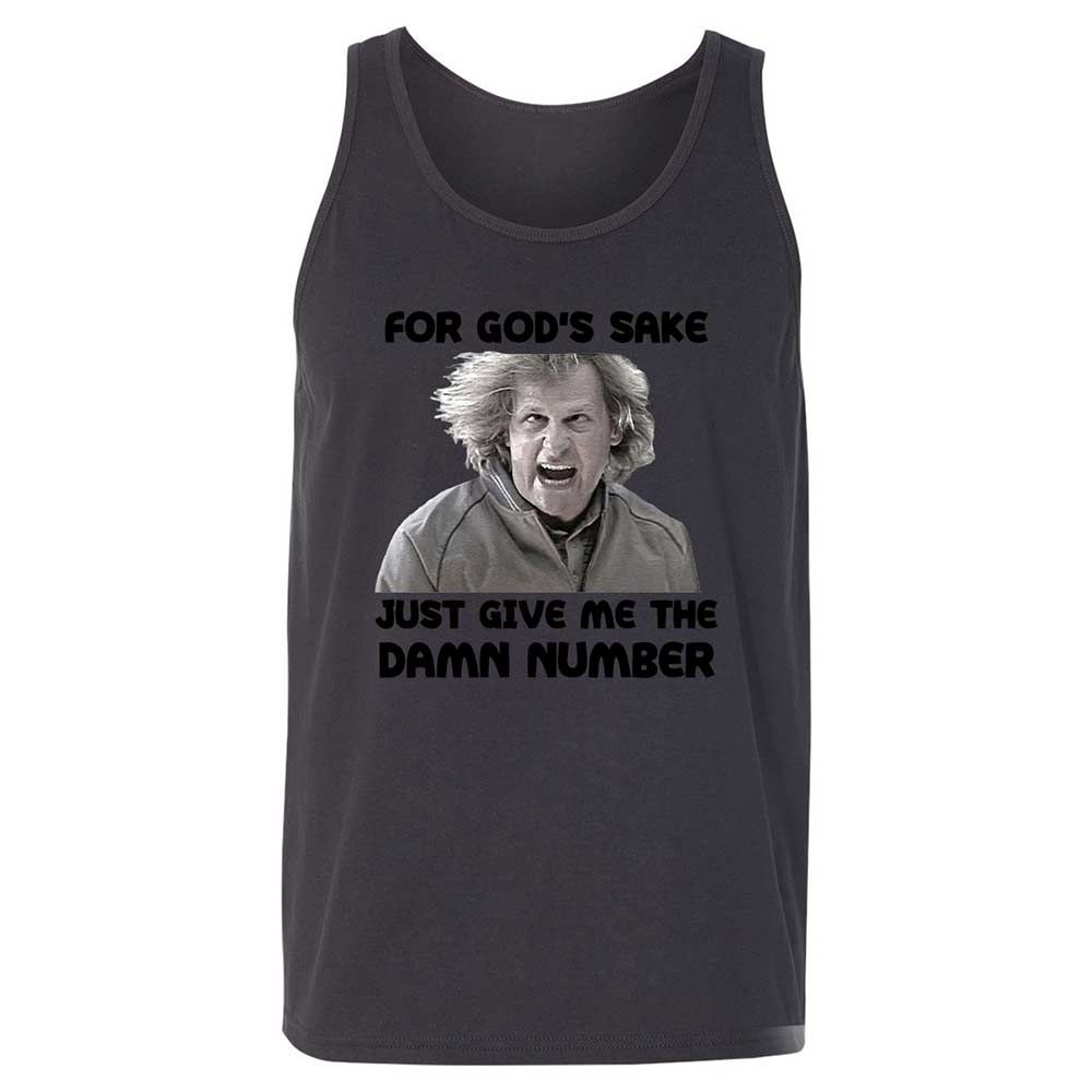 Unisex Jersey Tank - EEZAAHZR - Dark Grey - 9
