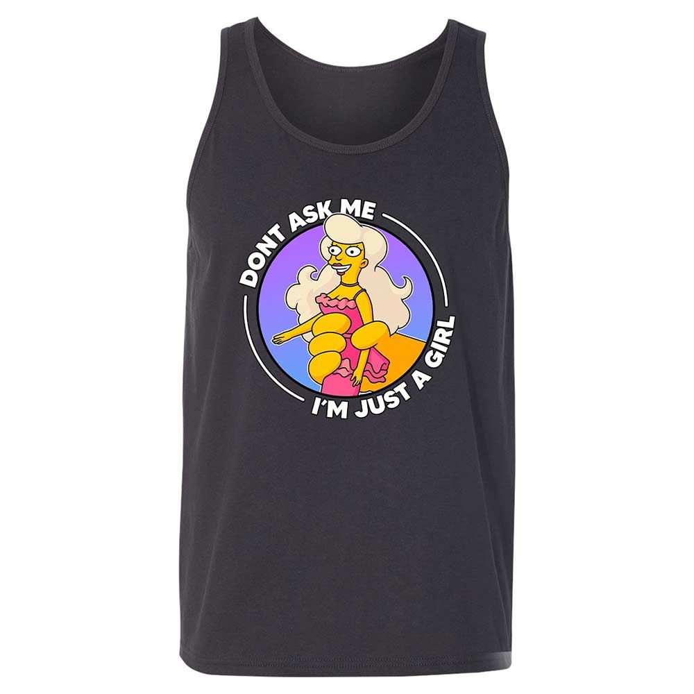 Don't Ask Me I'm Just A Girl - Dark Grey - 9