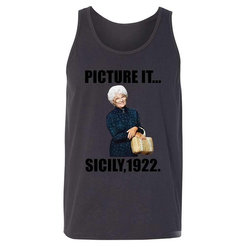 Unisex Jersey Tank - F1BDA2ST - Dark Grey - 9