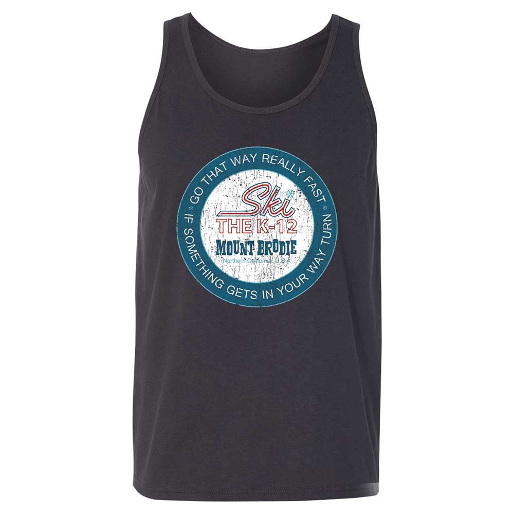 Unisex Jersey Tank - HLWSUFDU - Dark Grey - 9
