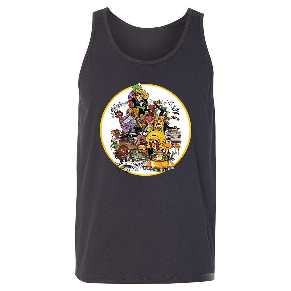 Muppet Graffiti - Dark Grey - 9