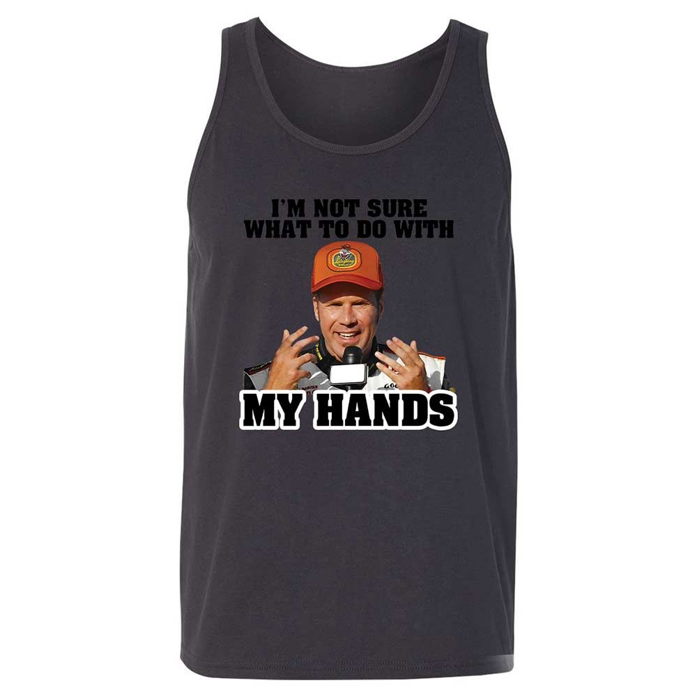 I'm Not Sure What To Do With My Hands - Dark Grey - 9