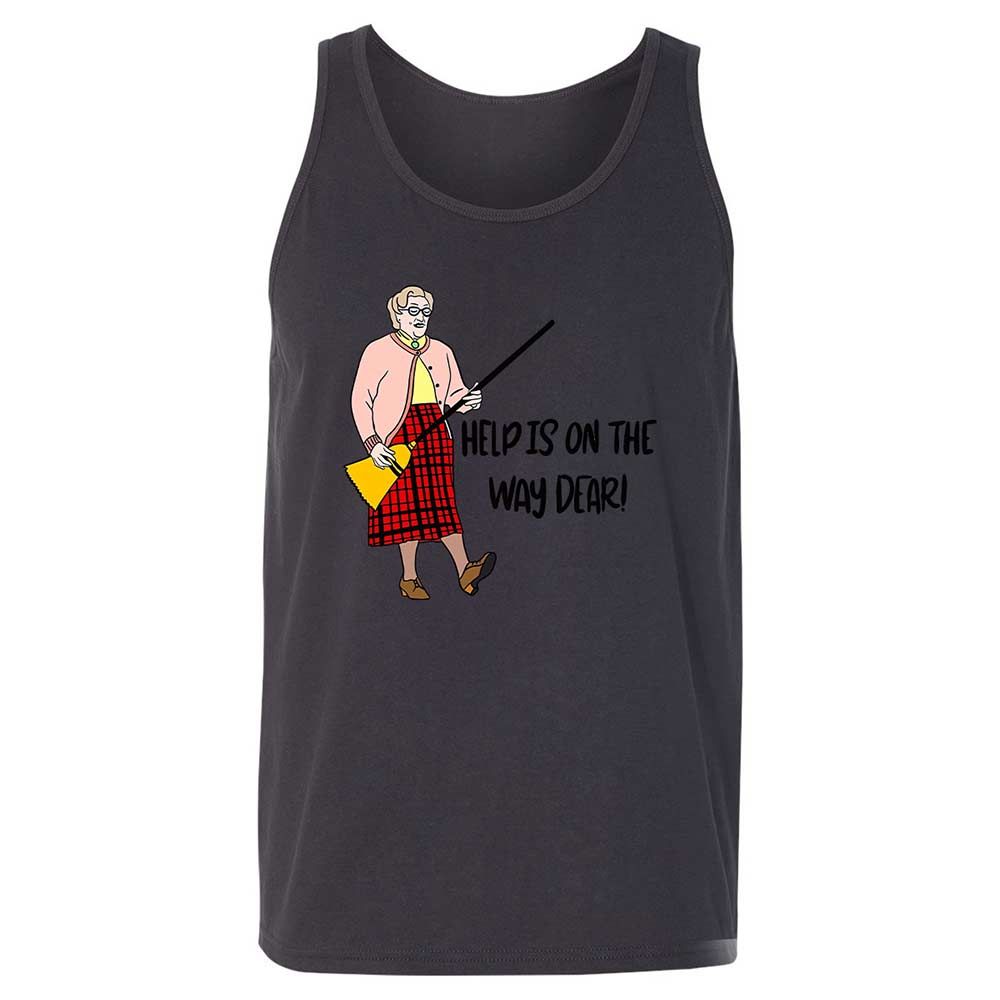Help is on the way dear - Dark Grey - 9
