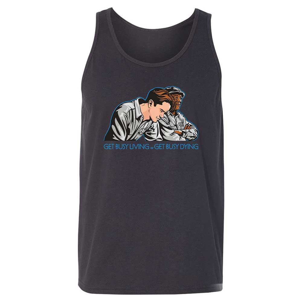 Get Busy Living - Dark Grey - 9