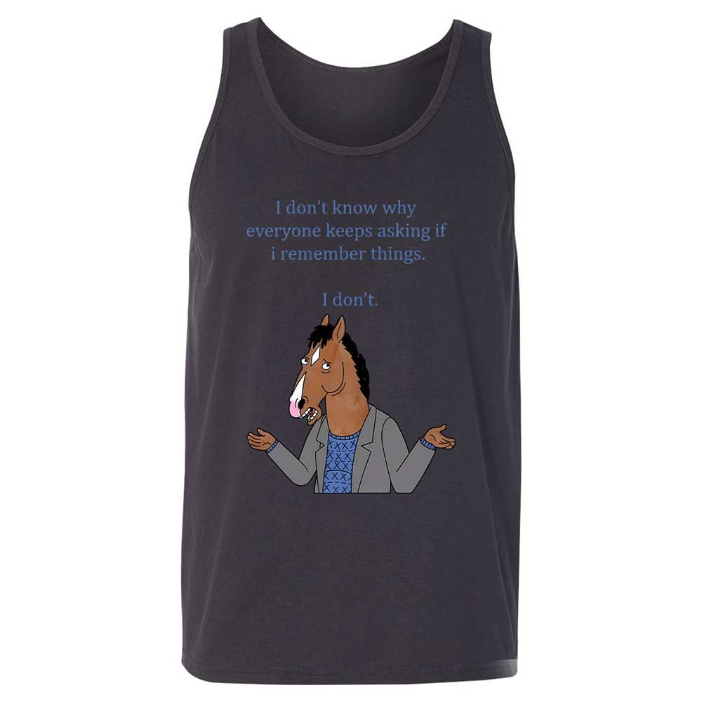 Unisex Jersey Tank - GEY35RXN - Dark Grey - 9