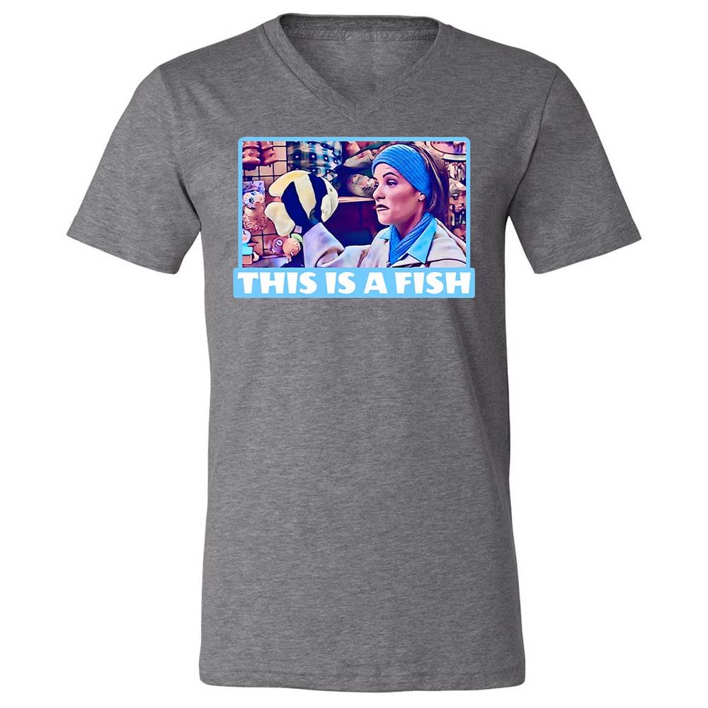 Unisex V-Neck T-Shirt - 3QZSK26V - Deep Heather - 9