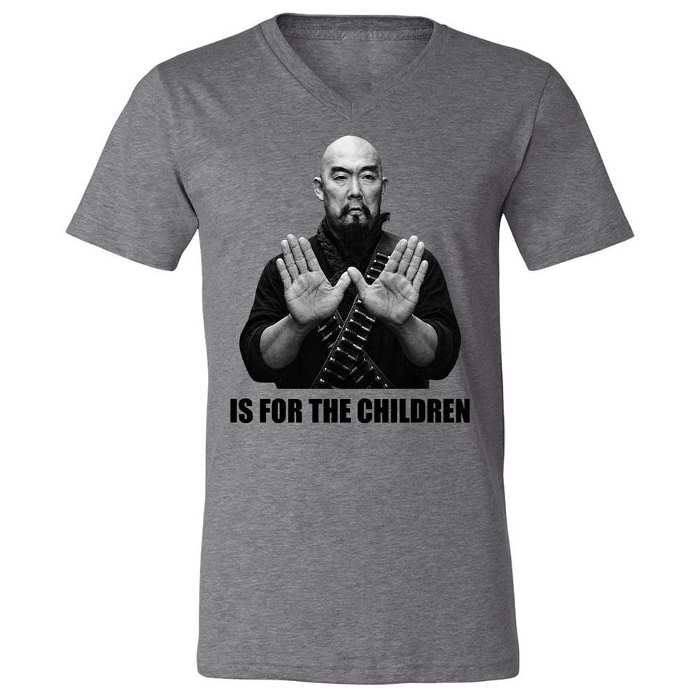 Unisex V-Neck T-Shirt - 3CB48MJ4 - Deep Heather - 9