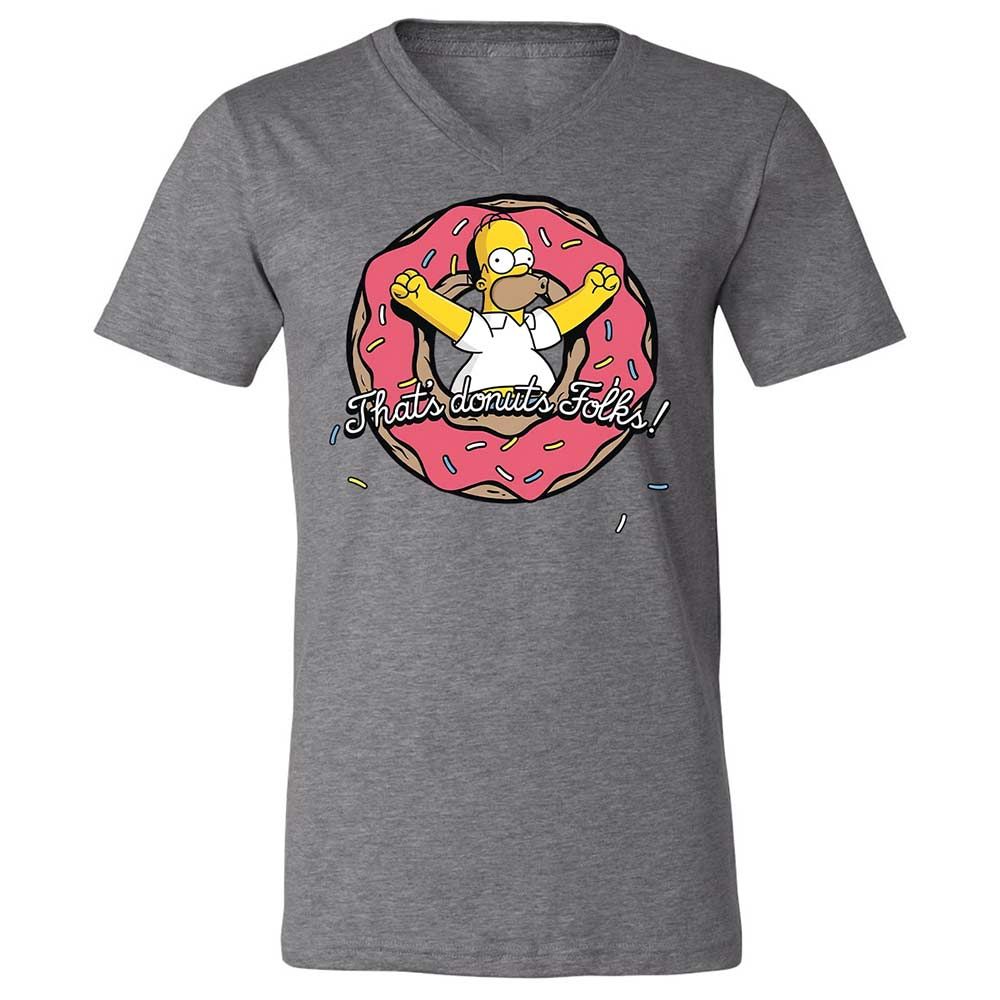 Unisex V-Neck T-Shirt - MPKF3T8D - Deep Heather - 9