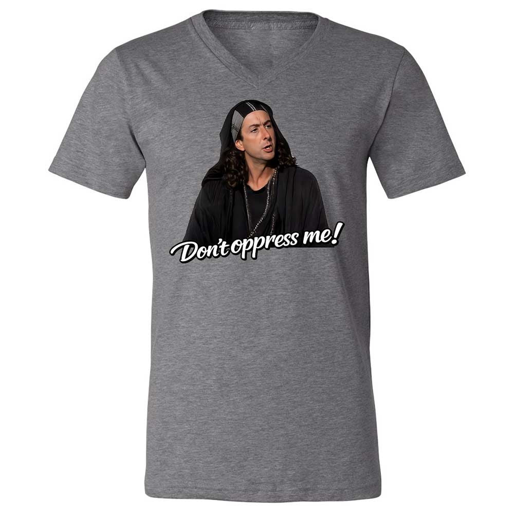 Unisex V-Neck T-Shirt - 6DBA2CCF - Deep Heather - 9