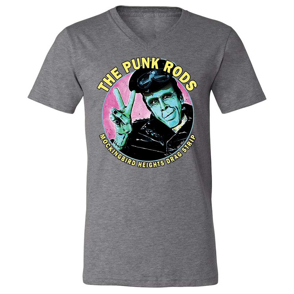 Unisex V-Neck T-Shirt - 9S9WHDHM - Deep Heather - 9