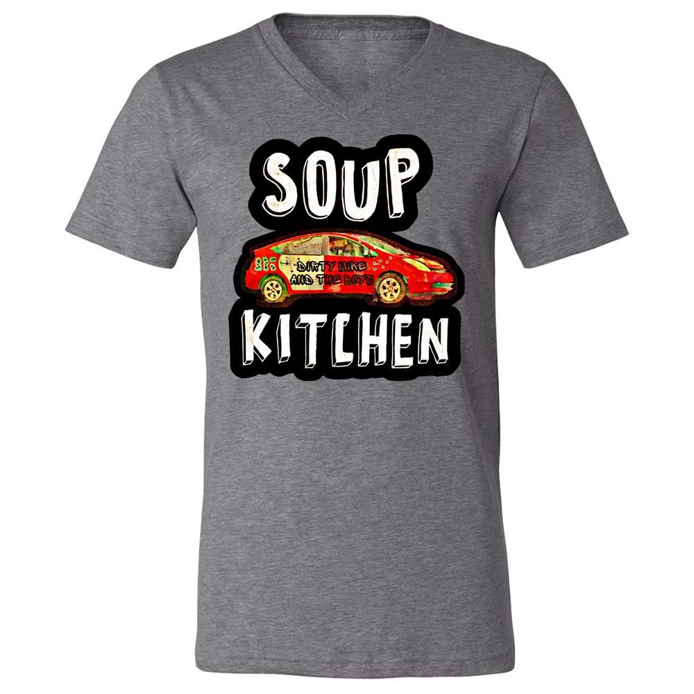 Unisex V-Neck T-Shirt - MDXM59V8 - Deep Heather - 9
