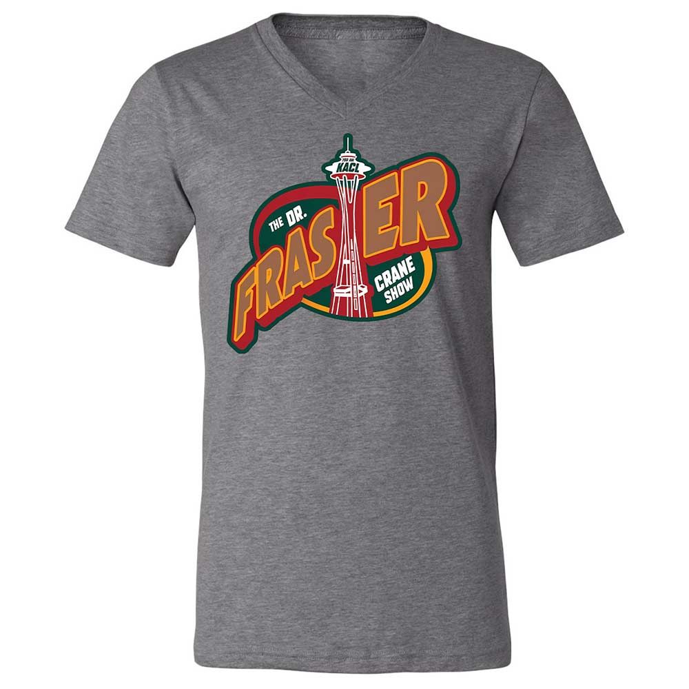 Unisex V-Neck T-Shirt - MYVCWDTS - Deep Heather - 9