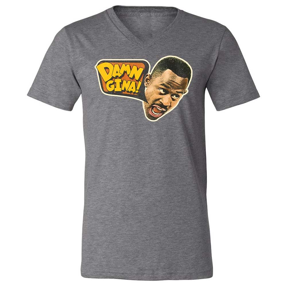 Unisex V-Neck T-Shirt - 4PQSR12N - Deep Heather - 9