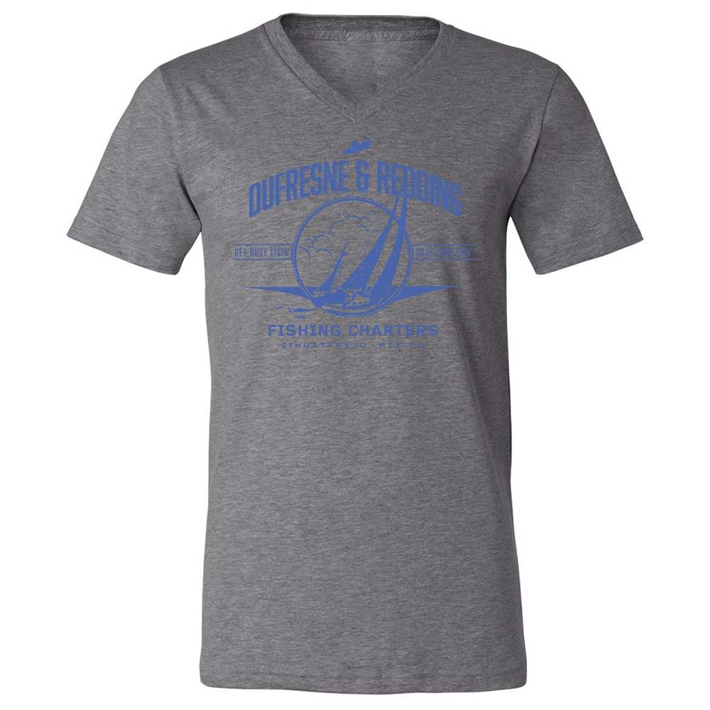 Unisex V-Neck T-Shirt - MYMCLMLQ - Deep Heather - 9