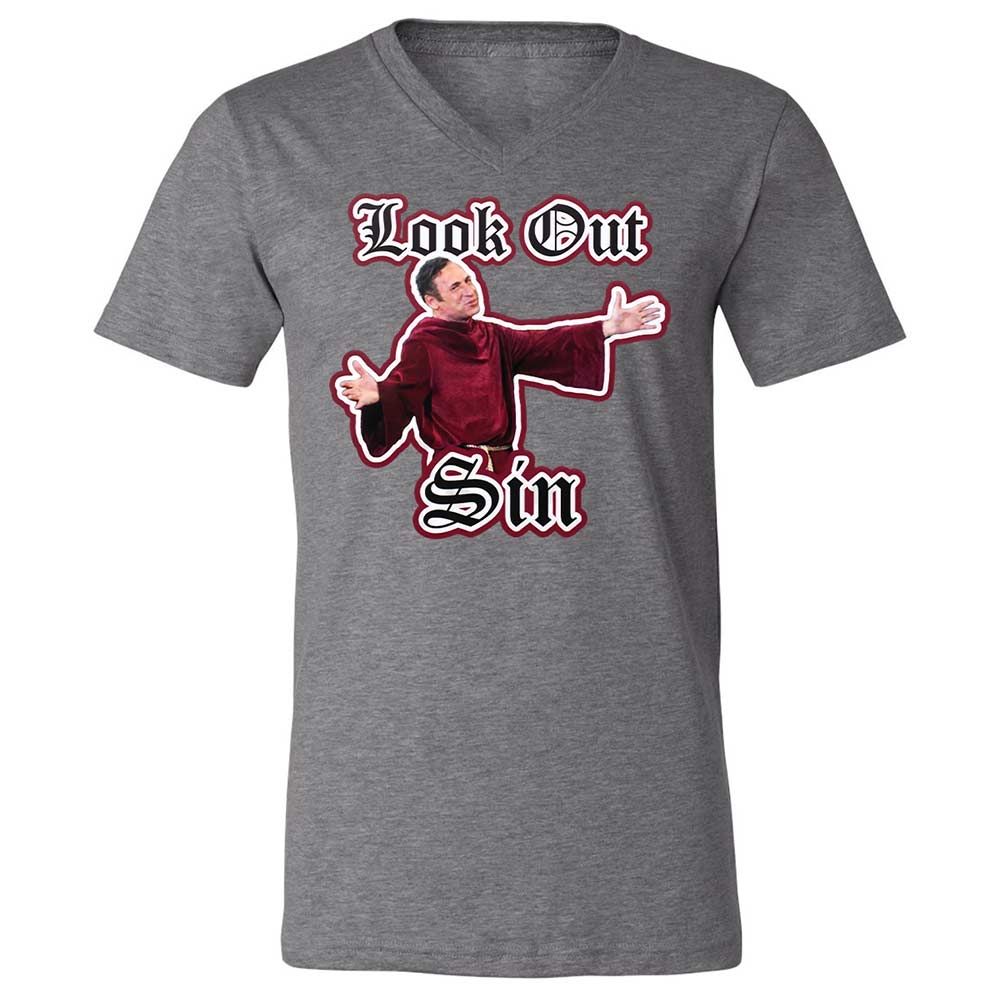 Unisex V-Neck T-Shirt - 779LZF8Z - Deep Heather - 9