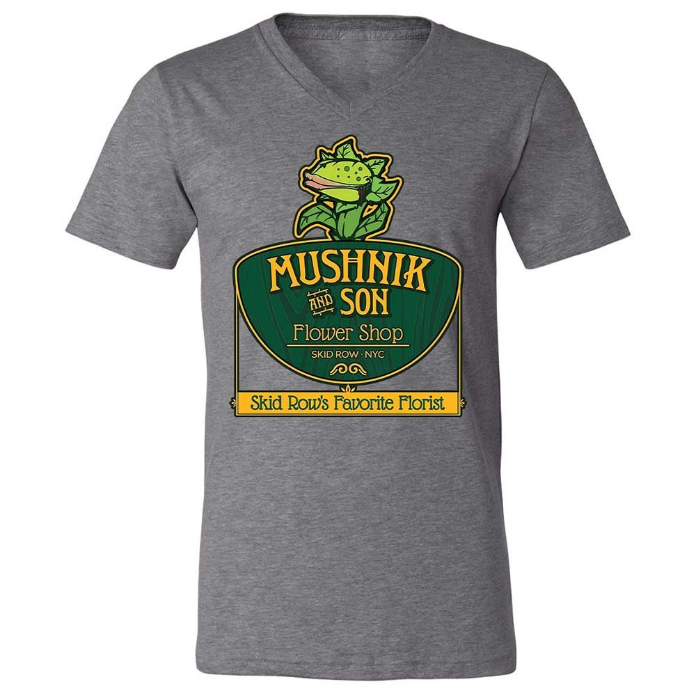 Unisex V-Neck T-Shirt - 9QDJFT3P - Deep Heather - 9