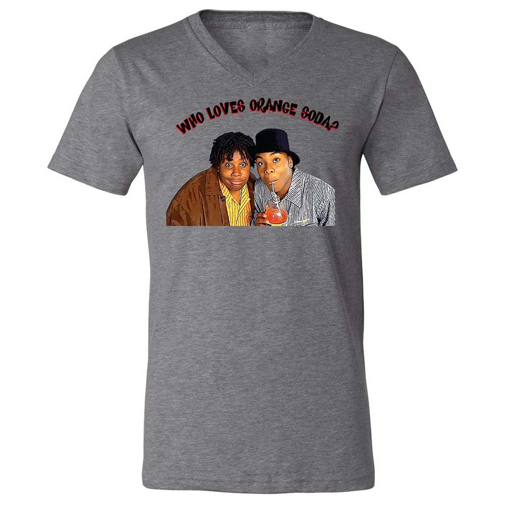 Unisex V-Neck T-Shirt - 6QLHPXE3 - Deep Heather - 9