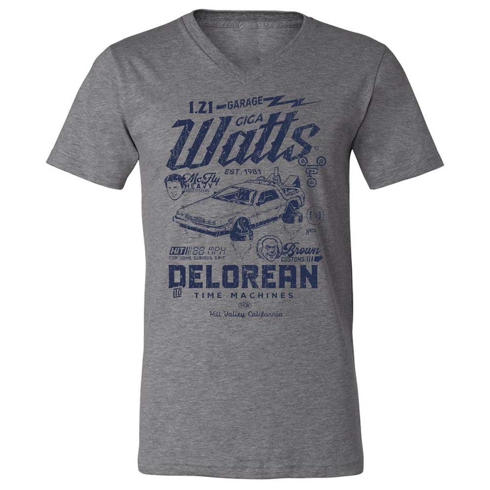 Unisex V-Neck T-Shirt - HMXFGLLE - Deep Heather - 9
