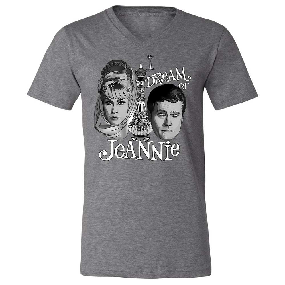 Unisex V-Neck T-Shirt - MGXZH87T - Deep Heather - 9