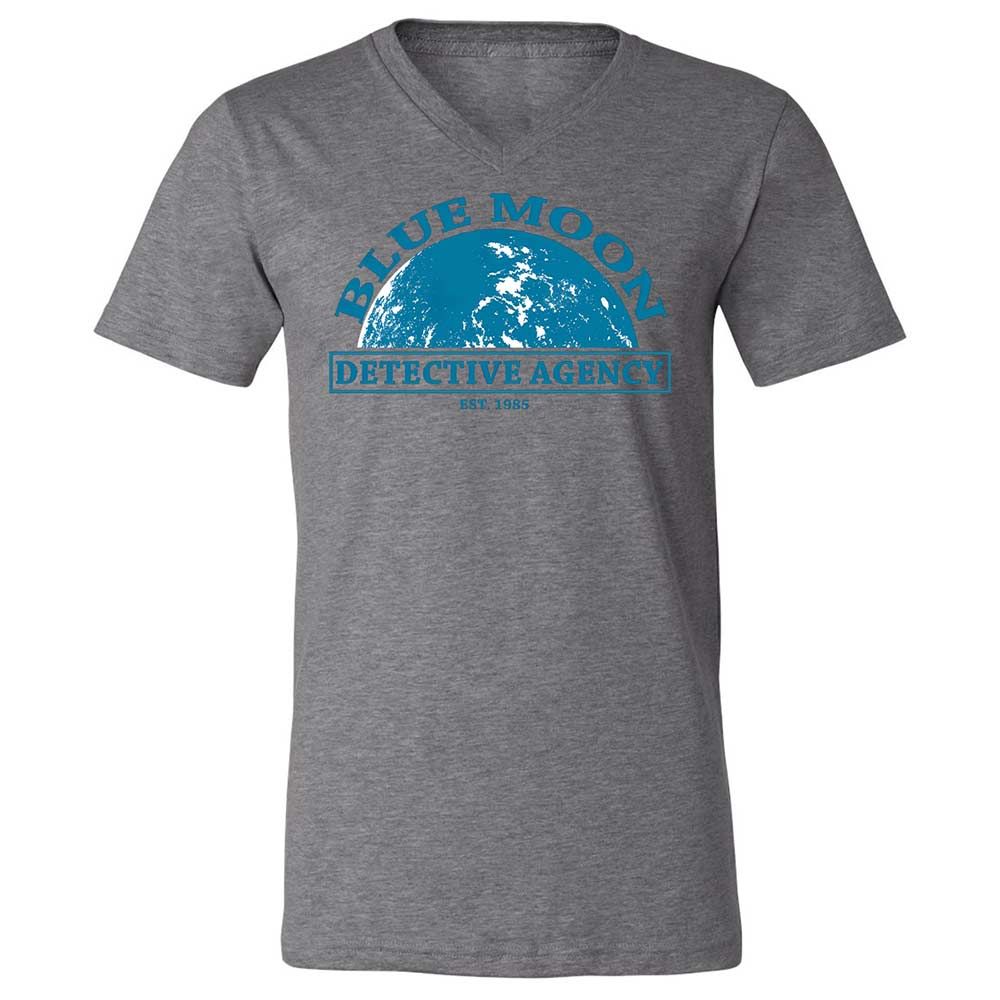 Unisex V-Neck T-Shirt - JHYTSBLG - Deep Heather - 9