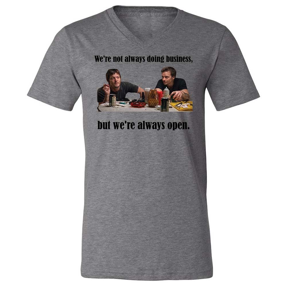 Unisex V-Neck T-Shirt - TV2ACB27 - Deep Heather - 9