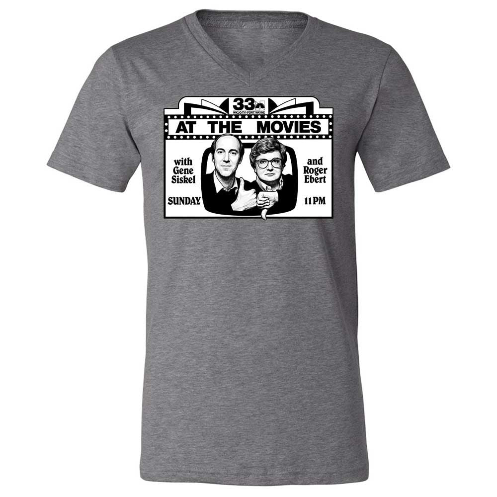 Unisex V-Neck T-Shirt - TPS6R4CH - Deep Heather - 9